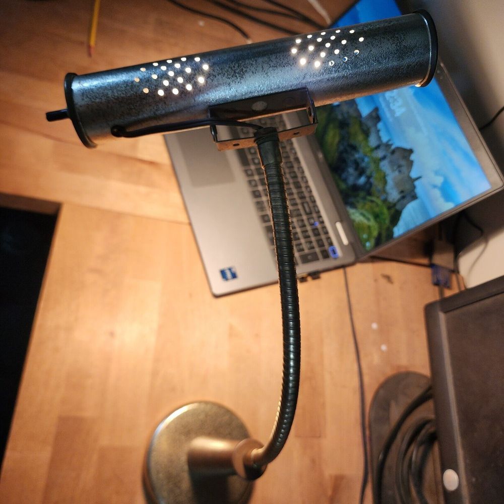 Vintage Irmischer Century Modern‎ Bankers Desk Piano Study Task Lamp W/Bulb